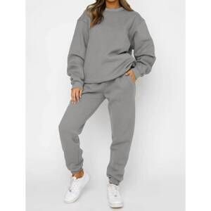 NEW SWEETKAMA living my cozy life sweatsuit sets in grey